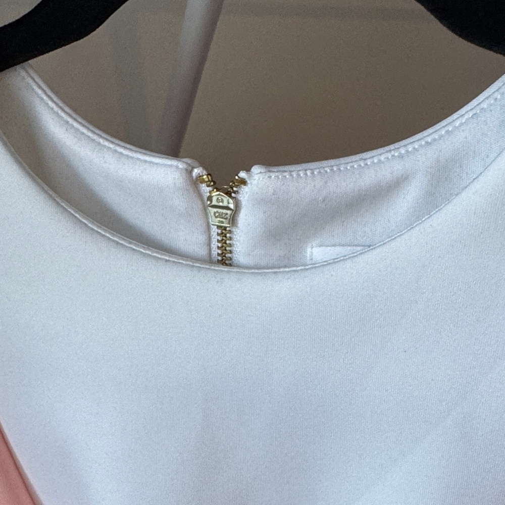 Calvin Klein Red and Pink Midi Dress - Picture 3 of 3